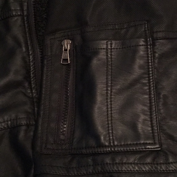 *SOLD* Carbon Black Bomber Jacket - Picture 6 of 7